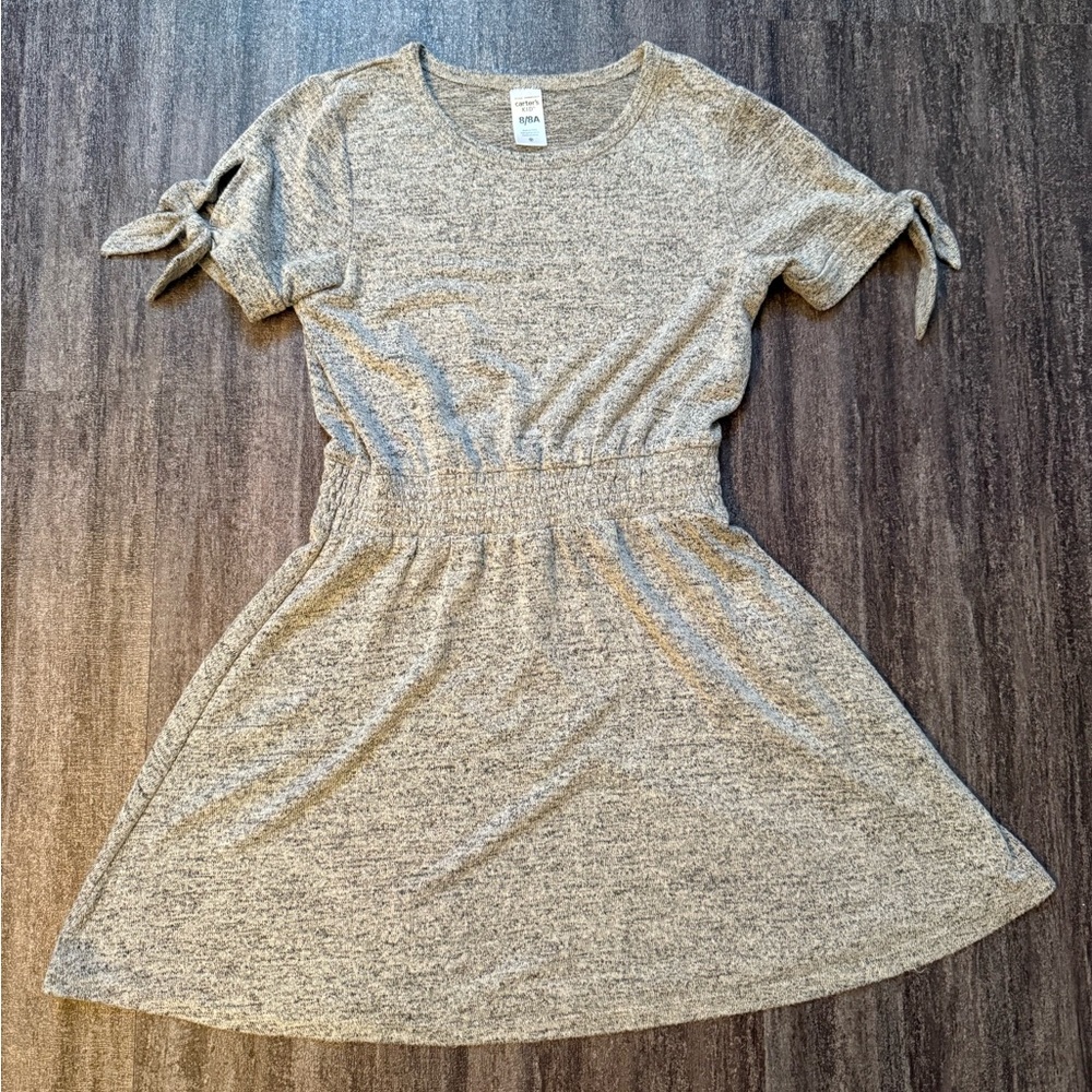 Carters grey supersoft short-sleeve dress